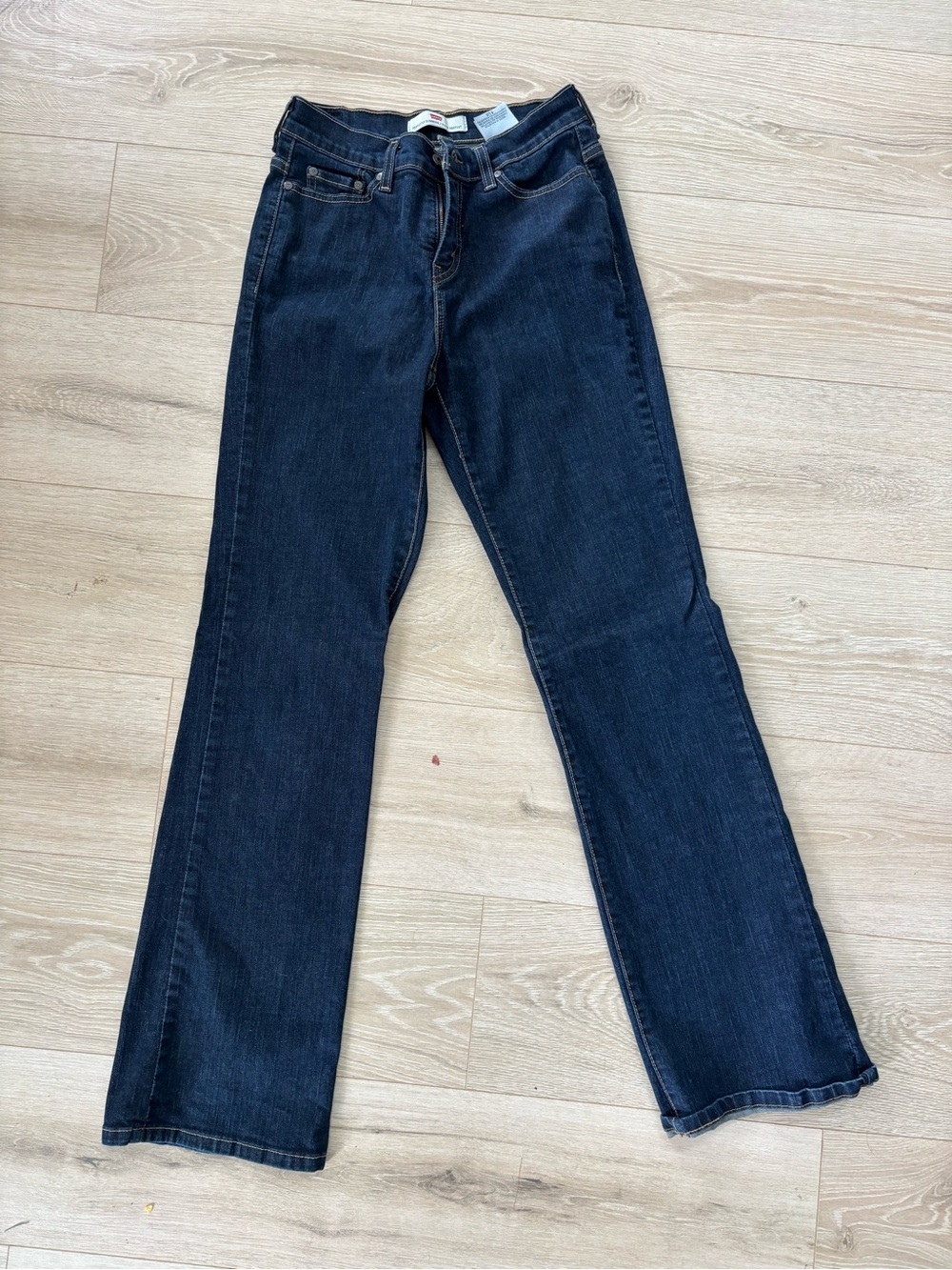 Levi's Vintage 512 Bootcut Perfectly Slimming Dark Blue Jeans